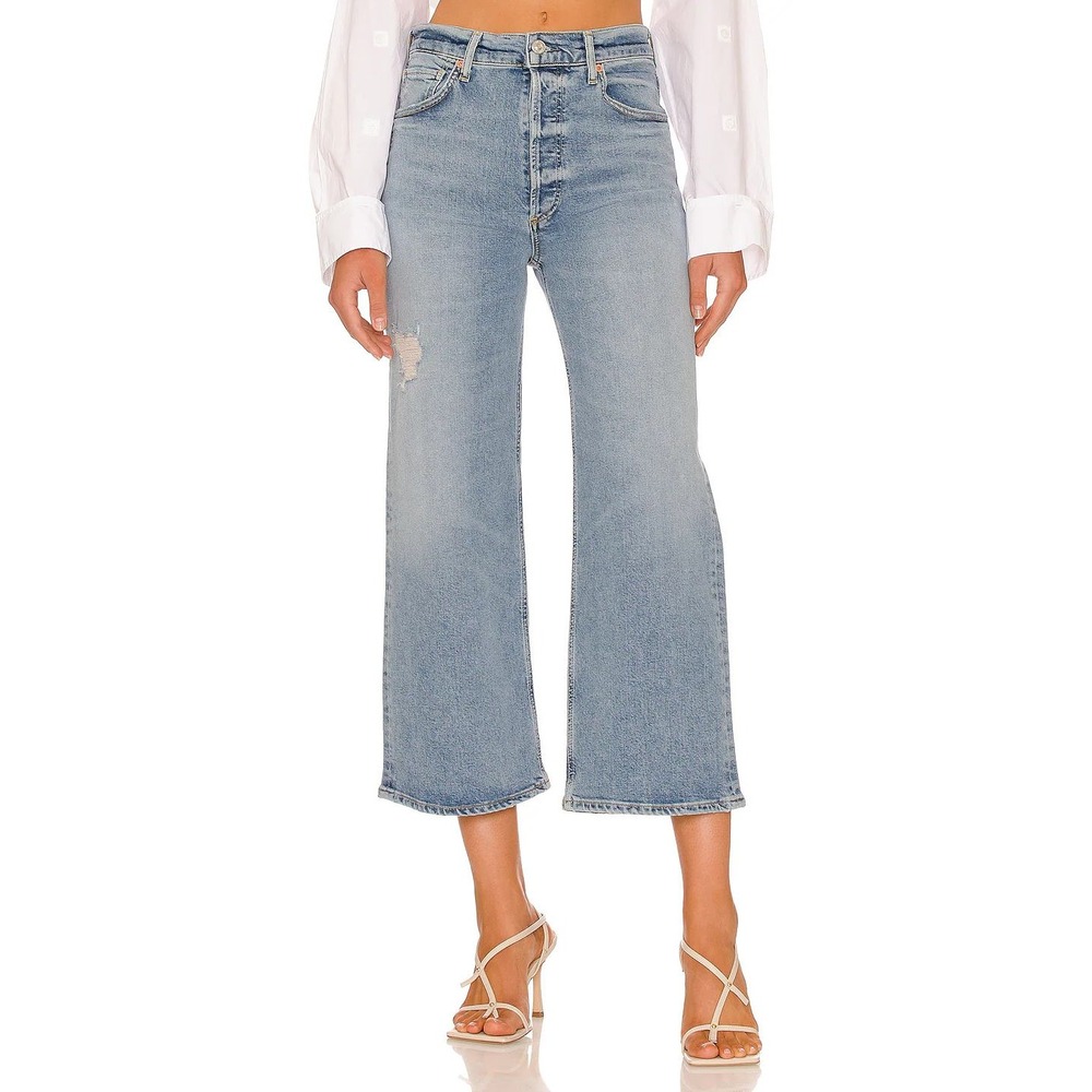 Citizens of Humanity Sacha Womens High Rise Wide Leg Jeans Size 28 1763-1386